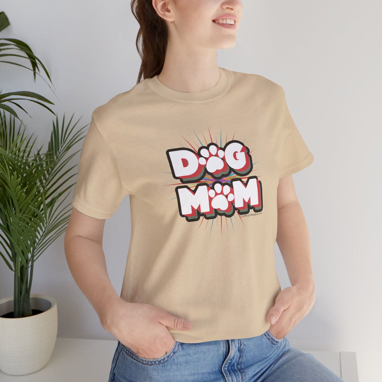 Dog Mom - Retro Style Premium Tee