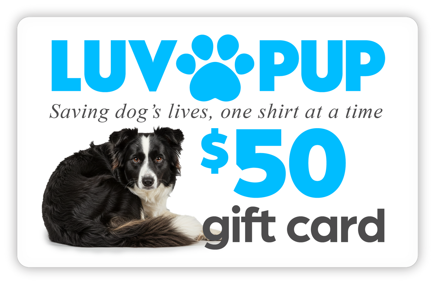 ๐ Luv Pup Gift Card