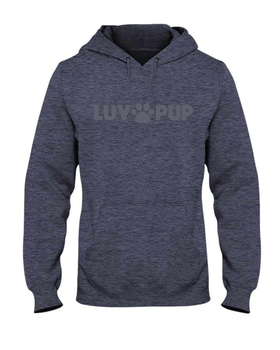 NEW LUV PUP HORIZONTAL NIGHTSHADE LOGO - HOODIE