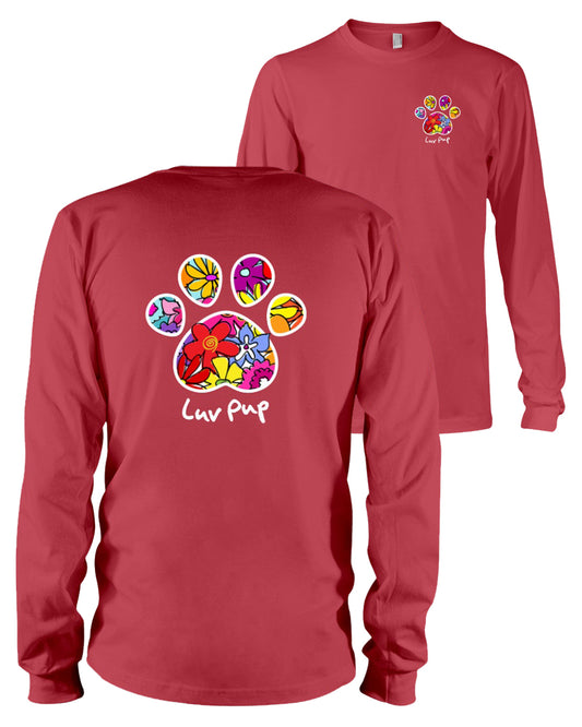 Luv Pup Happy Flower Long-Sleeve Tee