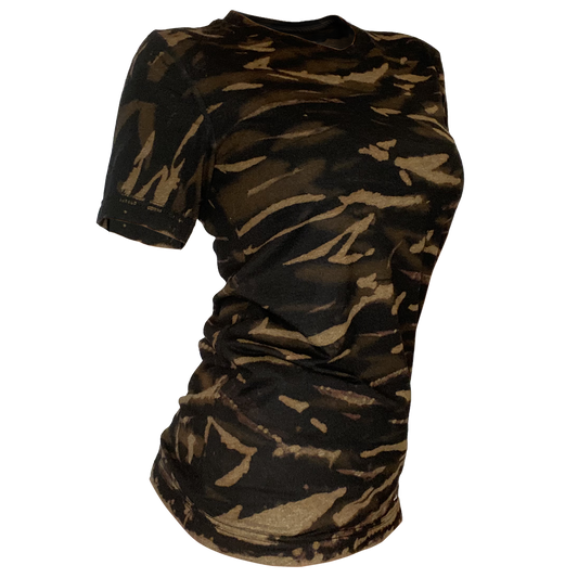 Double-Reverse Black Scrunch Unisex Tee