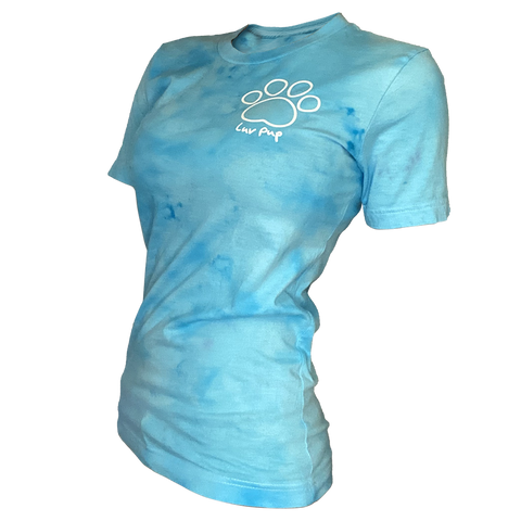 Luv Pup Turquoise Scrunch Unisex Tee