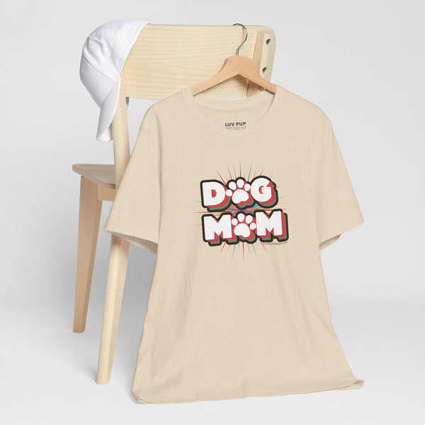 🌟🐾 Dog Mom - Retro Style Premium Tee 🌈✨