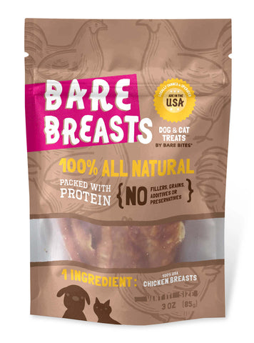 Bare Breasts - Chicken Breast Treats - 3 oz