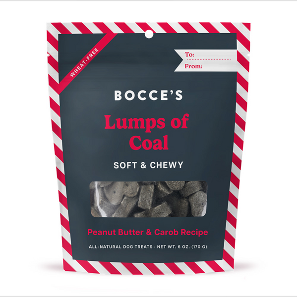 Bocce's Lumps of Coal Soft & Chewy Treats