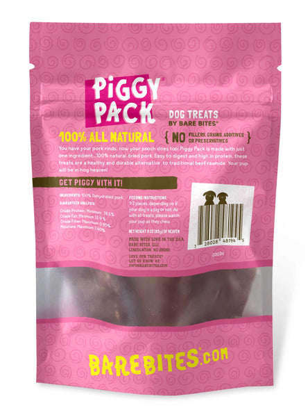Piggy Pack - Pork Treats - 3 oz