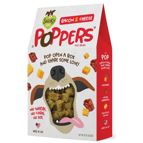 Snicky Snaks Poppers Wholesome Dog Treats - 4 Flavors!