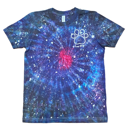 Kid's Luv Pup Spiral Galaxy Tie-Dye Tee