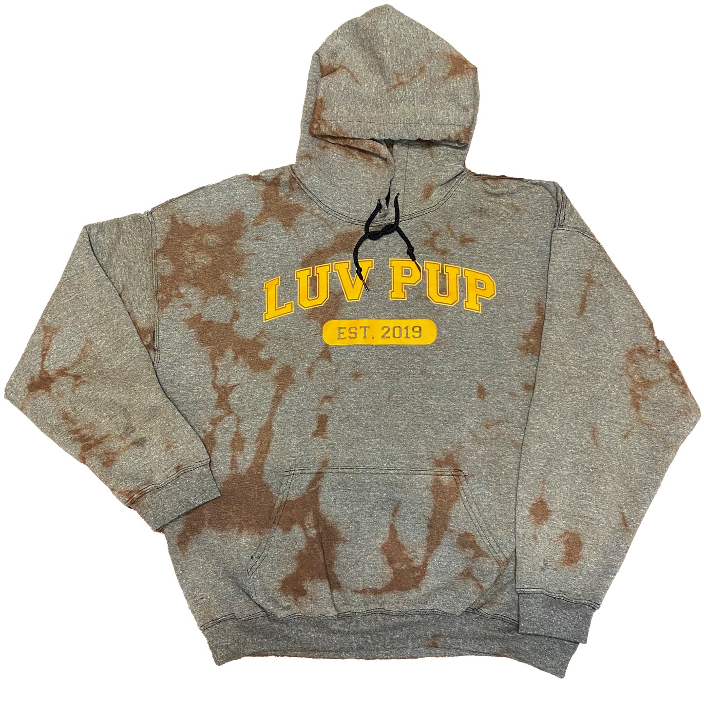 LUV PUP EST. 2019 Double-Reverse Died Hoodie